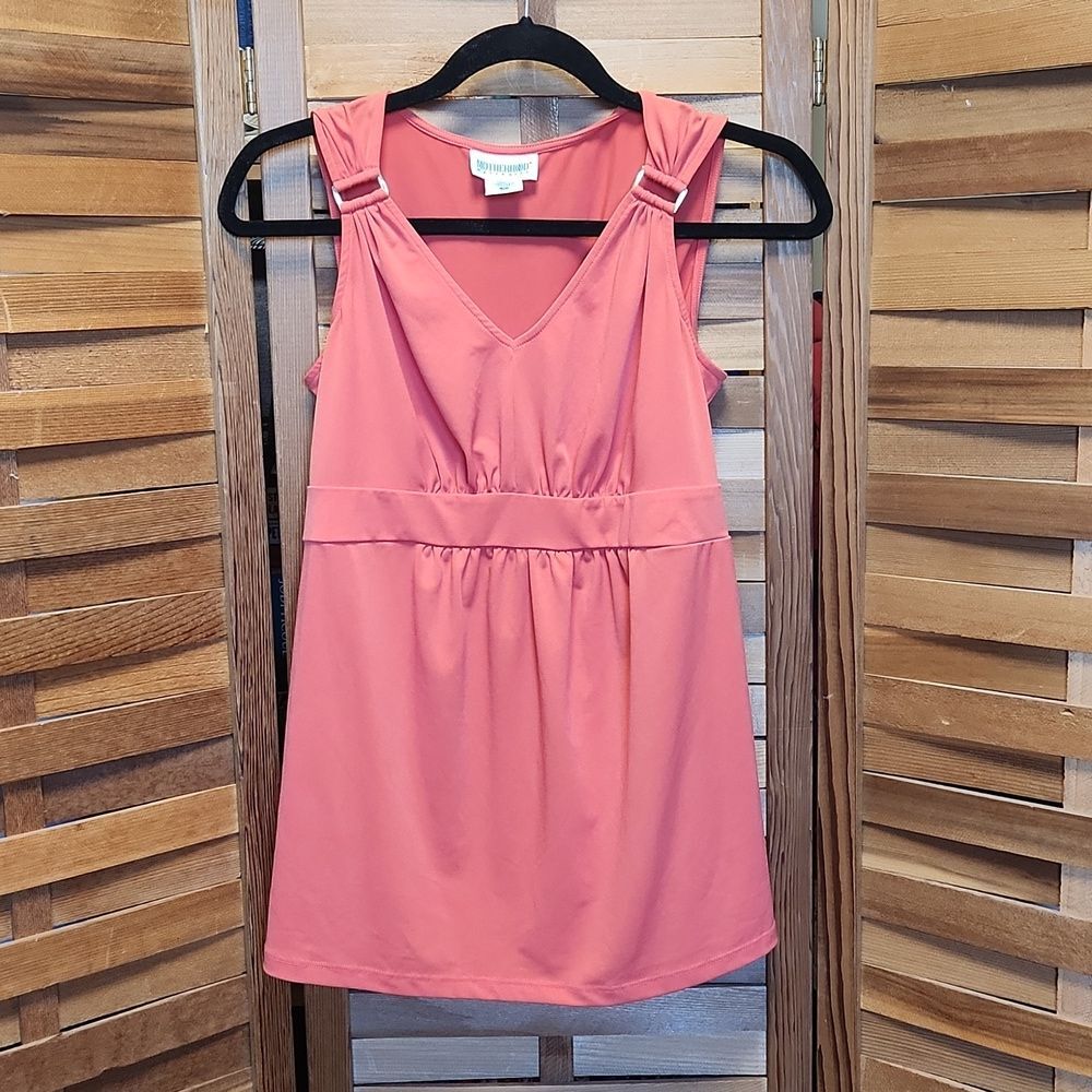 Motherhood Maternity Orange Sleeveless Orange Shirt Women's Size S